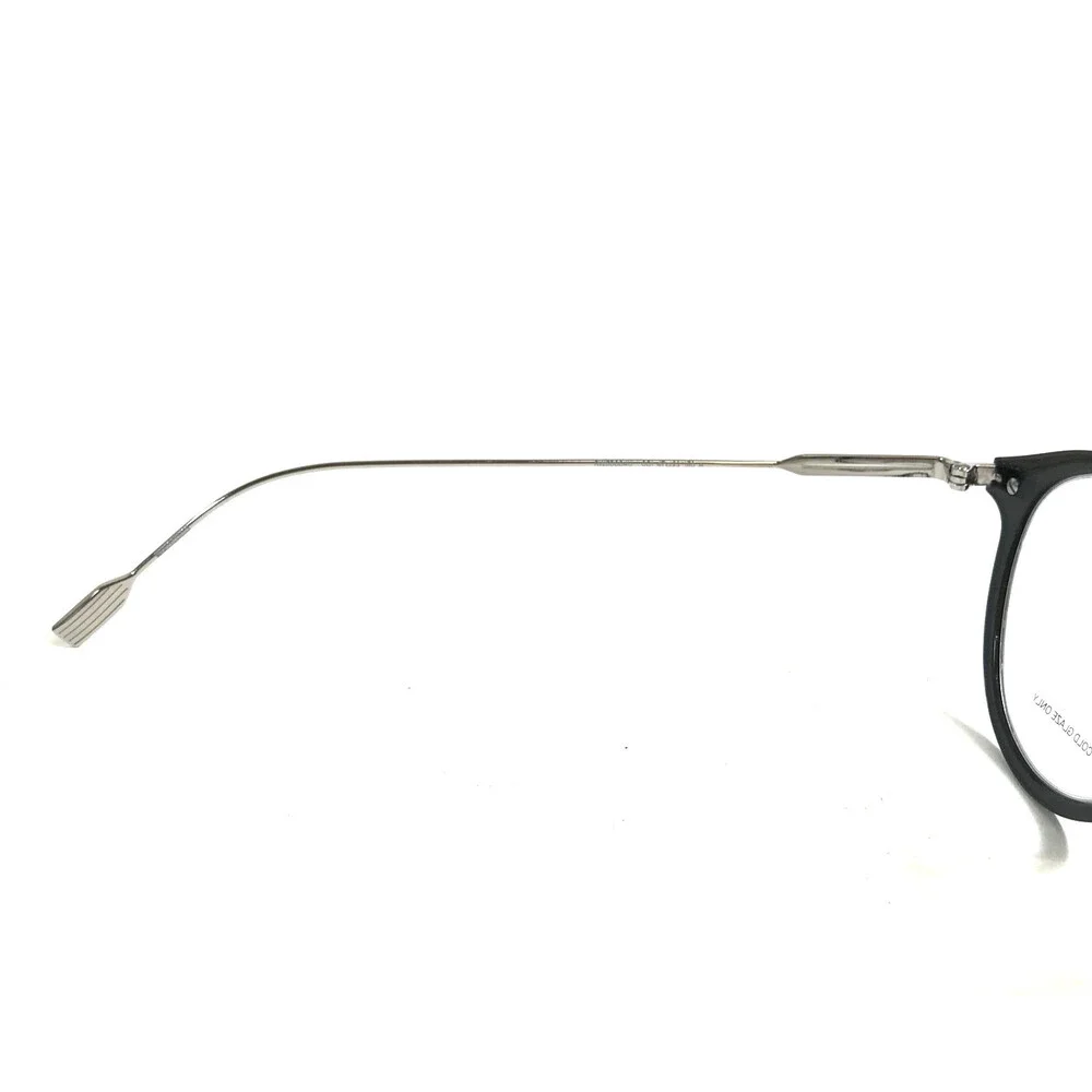Rimowa Eyeglasses Frames RW50004U 001 Black Silver Round Full Rim 47-23-150 - Picture 9 of 13